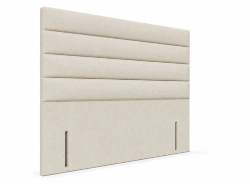 Calla Floor Standing Headboard in Flat Weave Putty Cream