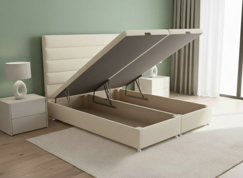 Calla Ottoman Bed in Oyster Velvet