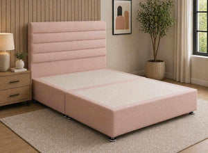 Calla Rose Pink Flat Weave Divan Bed