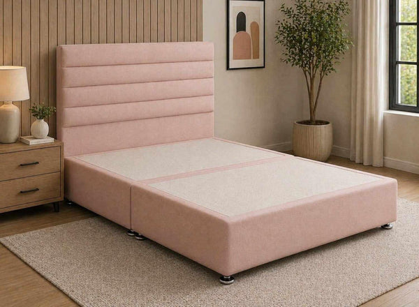 Calla Rose Pink Flat Weave Divan Bed