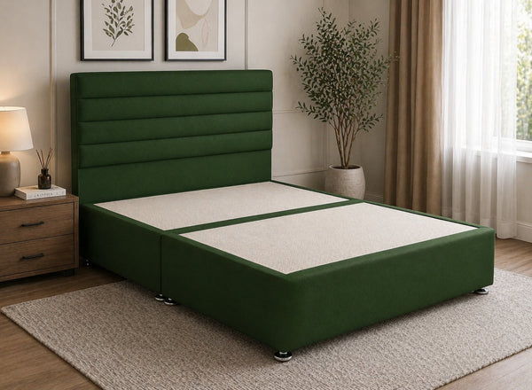 Calla Leather Divan Bed