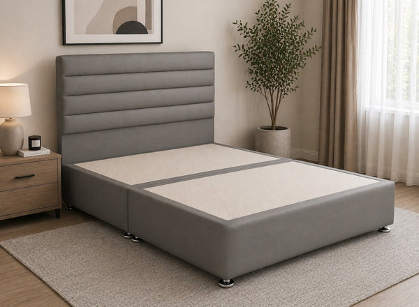 Calla Leather Divan Bed