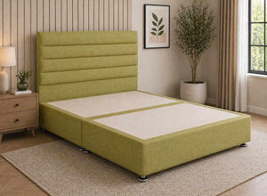 Calla Juniper Green Flat Weave Divan Bed