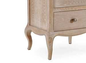Camille 2 Drawer Bedside feet detailing