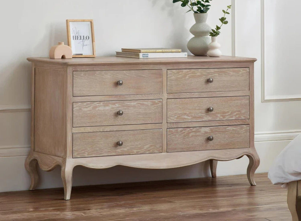 Camille 6 Drawer Wide Chest