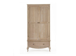 Camille Combi wardrobe with drawers on white background 
