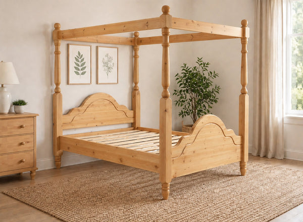 Chippenham Four Poster Bed in Antique Finish