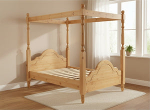 Chippenham 4 Poster Bed in Antique Finish