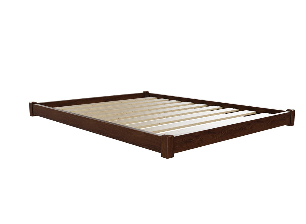 Ludham Wooden Floor Bed Finished in Stained Antique