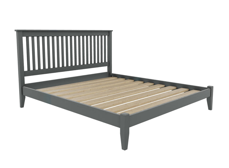 Coxford Bed Low End in Slate Grey