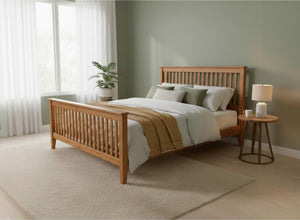 Coxford Bed in Antique Finish (High End)