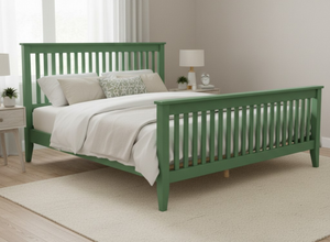 Coxford Bed in Emerald Green Finish (High End)