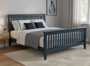 Coxford Bed in Hague Blue Finish (High End)