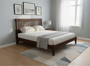 Coxford Bed in Chocolate Finish (Low End)