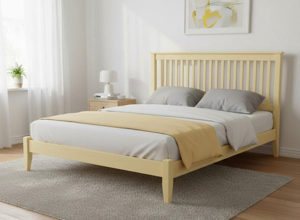 Coxford Bed in Dayroom Yellow Finish (Low End)