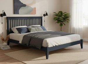 Coxford Bed in Hague Blue Finish (Low End)