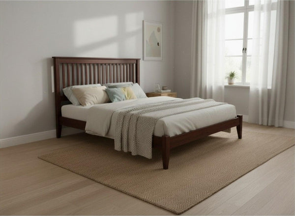 Coxford Bed in Mahogany Finish (Low End)