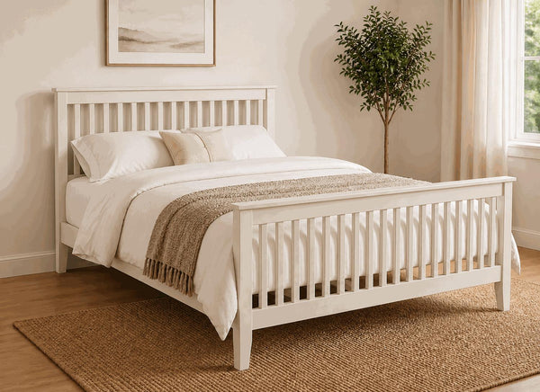 Coxford Painted Wooden Bed