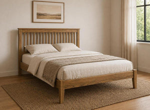 Coxford Oak Bed in Low End Style