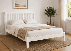 Coxford Painted Wooden Bed