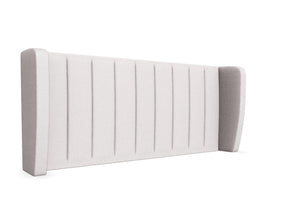 Dahlia Winged Headboard Finished in Moda Putty Cream