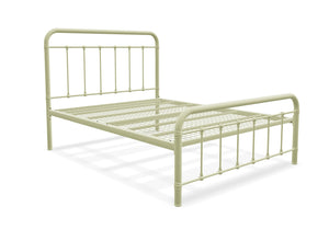 Massingham Metal Bed Frame Finished in Painted Cream
