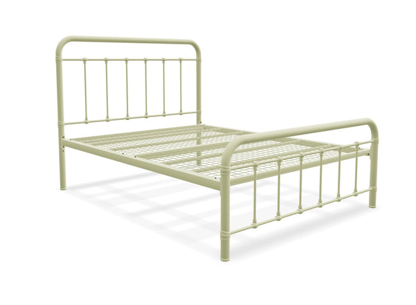 Massingham Metal Bed Frame Finished in Painted Cream