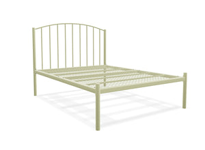 Melody Low End Metal Bed Frame Finished in Painted Cream