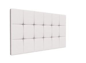 Celosia Strutted Headboard Finished in Cream Fabric 