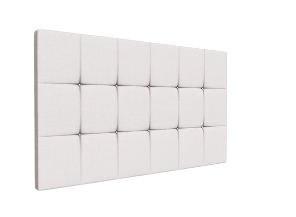 Celosia Strutted Headboard Finished in Cream Fabric 