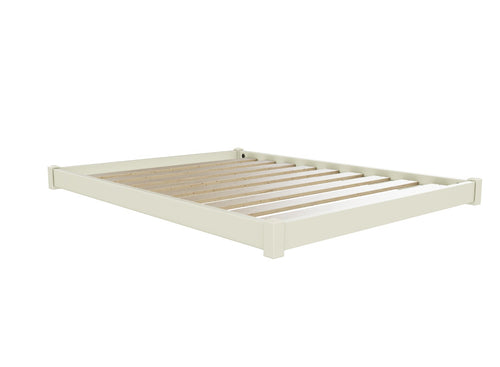 Ludham Wooden Floor Bed Finished in Painted Cream