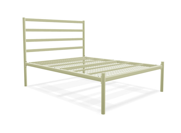 Belmont Low End Metal Bed Frame Finished in Painted Cream