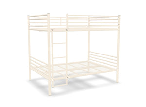 Metal Quad Bunk Bed Finished in Painted Cream