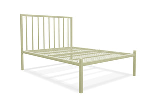 Madison Low End Metal Bed Frame Finished in Painted Cream
