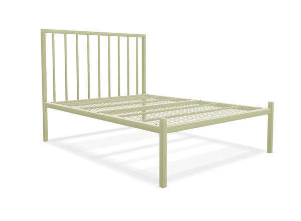 Madison Low End Metal Bed Frame Finished in Painted Cream