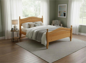 Denver Wooden Bed High End in Antique Finish