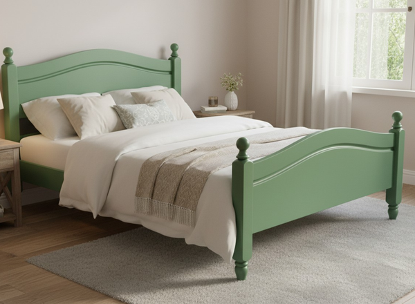 Denver Bed in Emerald Green (High End)