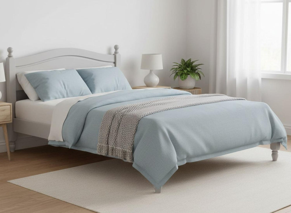 Denver Wooden Bed High End in Oak Finish