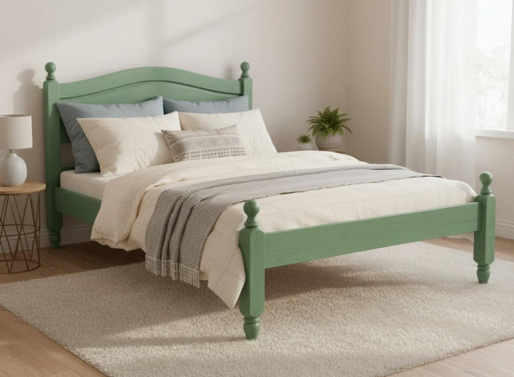 Denver Wooden Bed High End in Oak Finish
