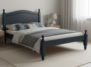 Denver Bed in Hague Blue Finish (Low End)