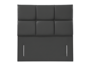 Diaschia Headboard | In Stock | King | Faux Leather Grey