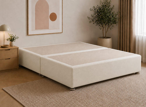 Divan Base in Putty, without drawers