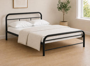 Double Metal Crofton bed in Black