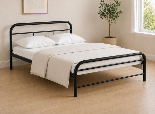 Double Metal Crofton bed in Black