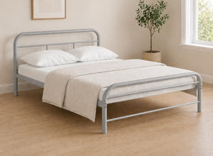 Double Metal Crofton bed in Grey