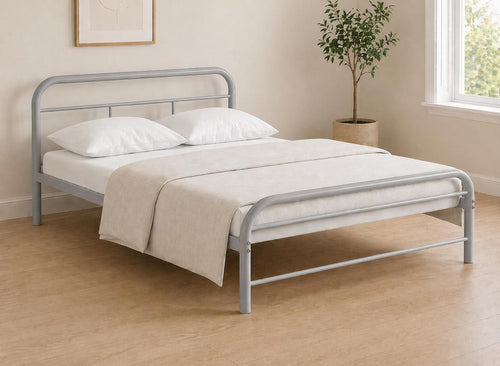 Double Metal Crofton bed in Grey