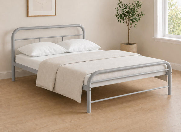 Double Metal Crofton bed in Grey