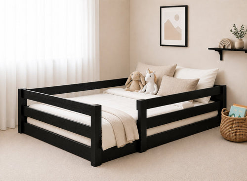 Necton Black Stain Toddler Floor Bed