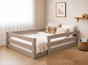 Necton Grey Toddler Floor Bed
