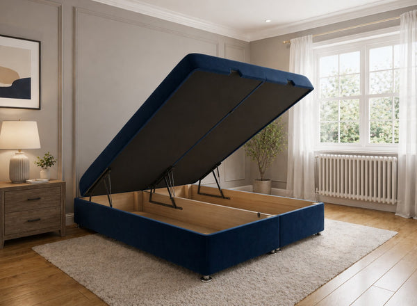 End Lift Ottoman Base in Royal Velvet